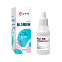 Купить: Нафтизин 0,05 % 15 мл капли назальные флакон-капельница