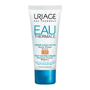 Купить Uriage Eau Thermale SPF 20 40 мл крем для лица увлажняющий обогащенный