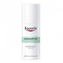 Купить: Eucerin Dermopure флюид 50мл увлажняющ матирующ д/проблемн кожи