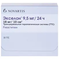 Купить: Экселон 9,5 мг/24 ч 30 шт трансдермальная терапевтическая система