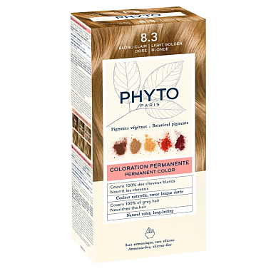 Купить Phyto color №8.3 (светлый золотистый блонд) краска для волос