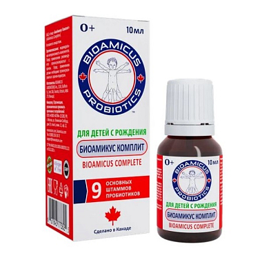 Купить Биоамикус Комплит 10 мл 1 шт капли для приема внутрь для детей 0+