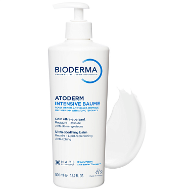 Купить Bioderma Atoderm Intensive Baume 500 мл бальзам успокаивающий