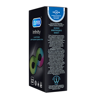 Купить Durex Infinity 12 шт презервативы с анестетиком