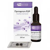 Купить: Протаргол-Лор 0,2 г 2 шт таблетки для приготовления раствора для местного применения