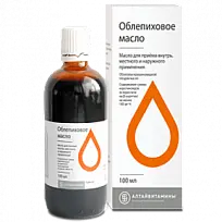Купить: Облепиховое масло 100 мл масло для внутреннего и местного применения флакон
