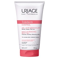 Купить: Uriage Tolederm Control 150 мл гель-молочко для снятия макияжа деликатное очищающее