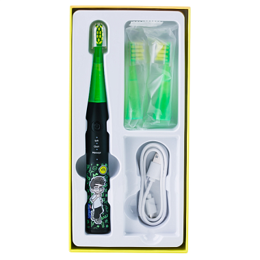 Купить Longa Vita 1 шт щетка зубная детская вибрационная Влад А4 3 насадки от 3-х лет артикул FR-01