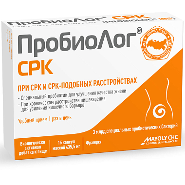 Купить Пробиолог СРК 15 шт капсулы