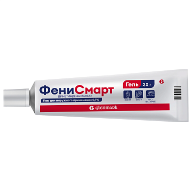 Купить Фенисмарт 0,1 % 30 г гель для наружного применения