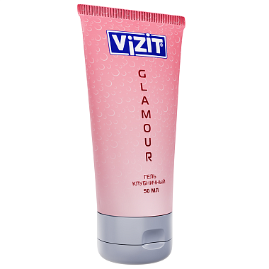 Купить Vizit Glamour 50 мл гель-смазка клубника
