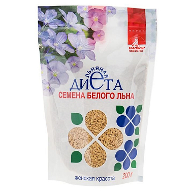 Купить Женская Красота Семена льна белого 200 г пакет