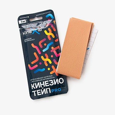 Купить Кинезио тейп Kinexib Pro мини 5 см × 1 м бинт адгезивный бежевый