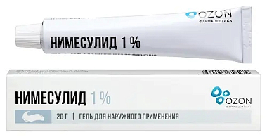 Купить Нимесулид 1 % 20 г гель
