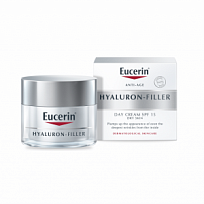 Купить: Eucerin Hyaluron-Filler крем дневной 50мл для сухой и чувствительной кожи spf15