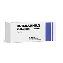 Купить: Флекаинид 100 мг 30 шт таблетки