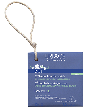 Купить Uriage Bebe Первое Крем-мыло очищающее для лица и тела, 100г