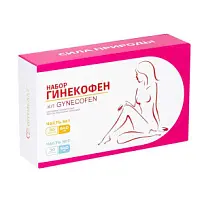 Купить: Гинекофен набор часть №1 640 мг 30 шт капсулы + часть №2 540 мг 30 шт капсулы