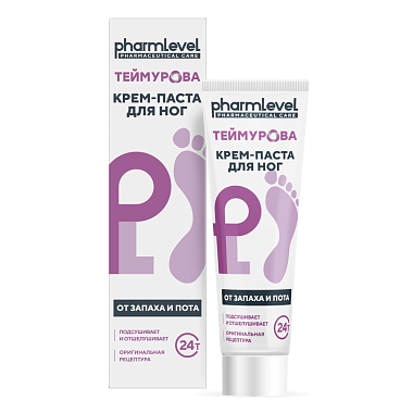 Купить Pharmlevel Теймурова паста 50 г крем-паста для ног от запаха и пота