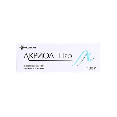 Купить Акриол Про 2,5% + 2,5% 100 г крем для местного и наружного применения