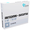 Купить Амлодипин + Валсартан 5 мг + 80 мг 30 шт таблетки покрытые пленочной оболочкой