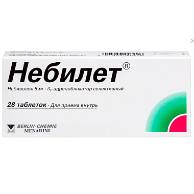 Купить Небилет 5 мг 28 шт таблетки