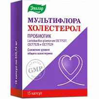 Купить: Мультифлора Холестерол Пробиотик 15 шт капсулы