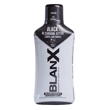 Купить Blanx Black Charcoal 500 мл ополаскиватель для полости рта черный уголь