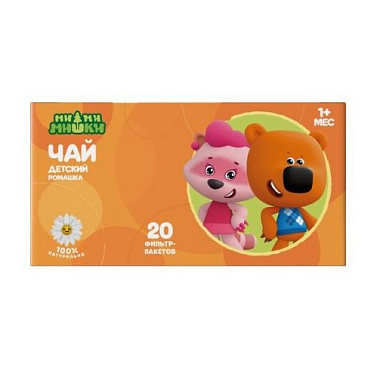 Купить Ми-Ми-Мишки Ромашка 1,5 г 20 шт фиточай для детей 1 мес+ без сахара