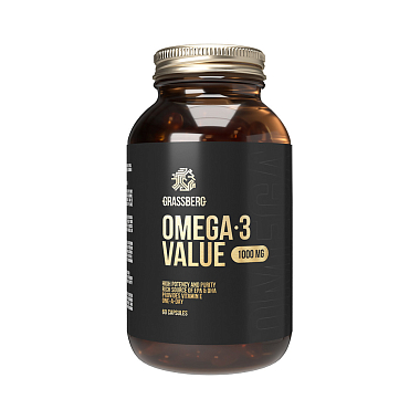 Купить Grassberg Omega-3 Value 30% 1000 мг 60 шт капсулы