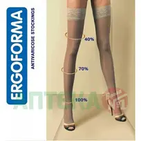 Купить: Чулок 2 класс компрес Ergoforma р.4 беж