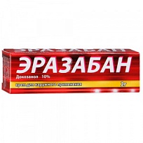 Купить: Эразабан 10% 2 г крем для наружного применения