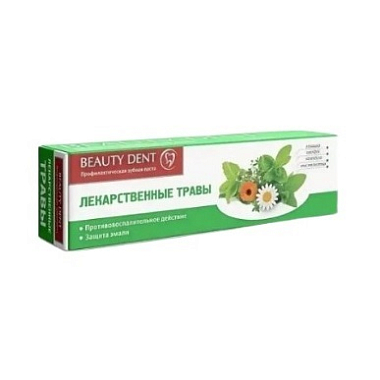 Купить Beauty Dent 100 шт паста зубная лечебные травы