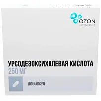 Купить: Урсодезоксихолевая кислота 250 мг 100 шт капсулы