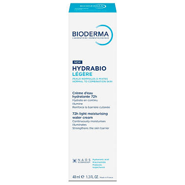 Купить Bioderma Hydrabio 40 мл гель-крем увлажняющий уход с легкой текстурой