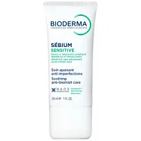 Купить: Bioderma Sebium Sensitive 30 мл крем увлажняющий успокаивающий для проблемной кожи лица