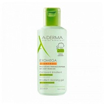 Купить: A-Derma Exomega 200 мл гель для тела и волос очищающий смягчающий 2в1