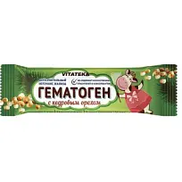 Купить: Гематоген Витатека с кедровым орехом 40 г плитка
