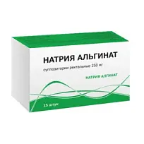 Купить: Натрия альгинат 15 шт суппозитории ректальные