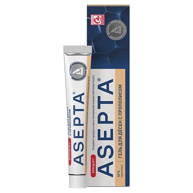 Купить Asepta 10 г гель для десен с прополисом
