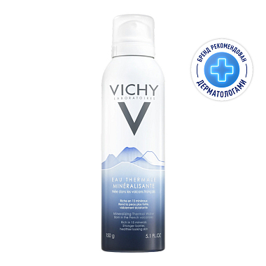 Купить Vichy 150 мл вода-спрей термальная минерализирующая  для лица и тела