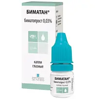 Купить: Биматан 0,03 % 2,5 мл капли глазные