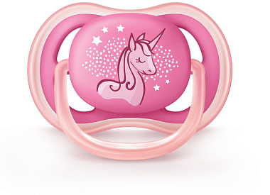 Купить Philips Avent Ultra Air Desing SCF345/22 2 шт соска-пустышка силиконовая ортодонтическая 6-18 мес для девочек