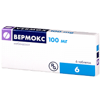 Купить: Вермокс 100 мг 6 шт таблетки