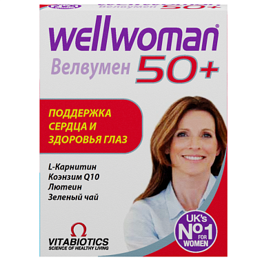 Купить Wellwoman 50+ 30 шт таблетки