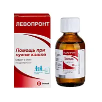Купить: Левопронт 0,006 г/мл 120 мл сироп флакон