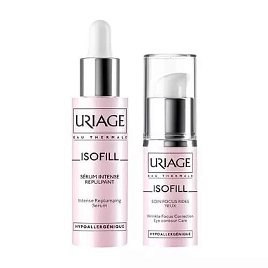 Купить Uriage Isofill набор сыворотка+уход д/кожи глаз