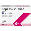 Купить Торвазин Плюс 20 мг + 10 мг 30 шт капсулы