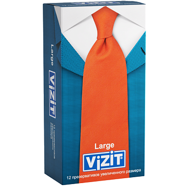 Купить Vizit Large 12 шт презервативы увеличенного размера