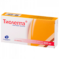 Купить: Тиолепта 600 мг 30 шт таблетки покрытые пленочной оболочкой